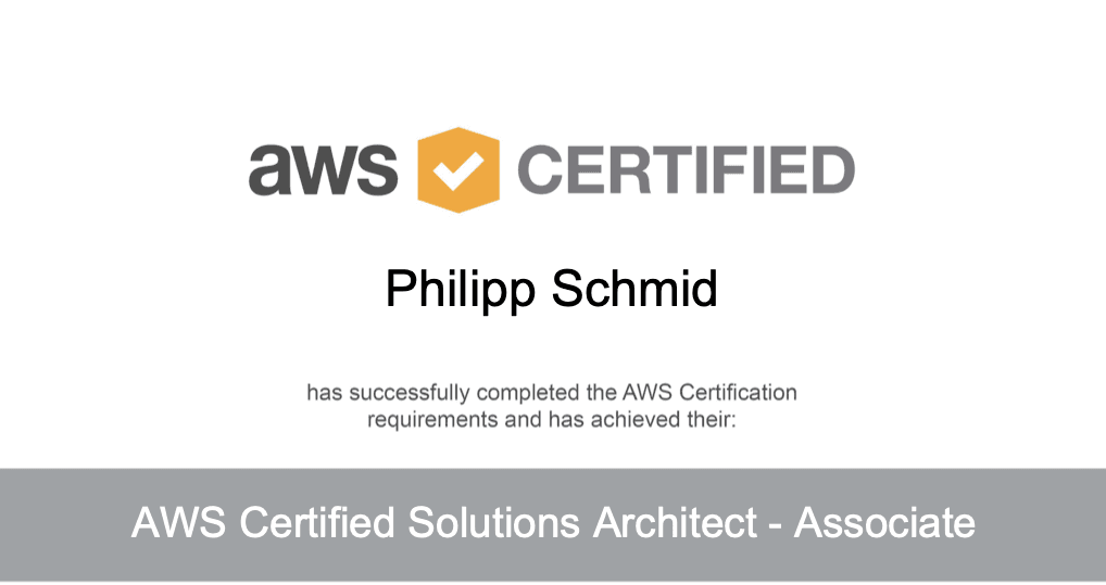 My AWS Certificate