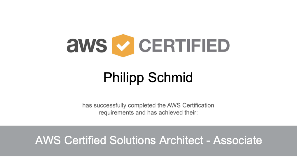 My AWS Certificate
