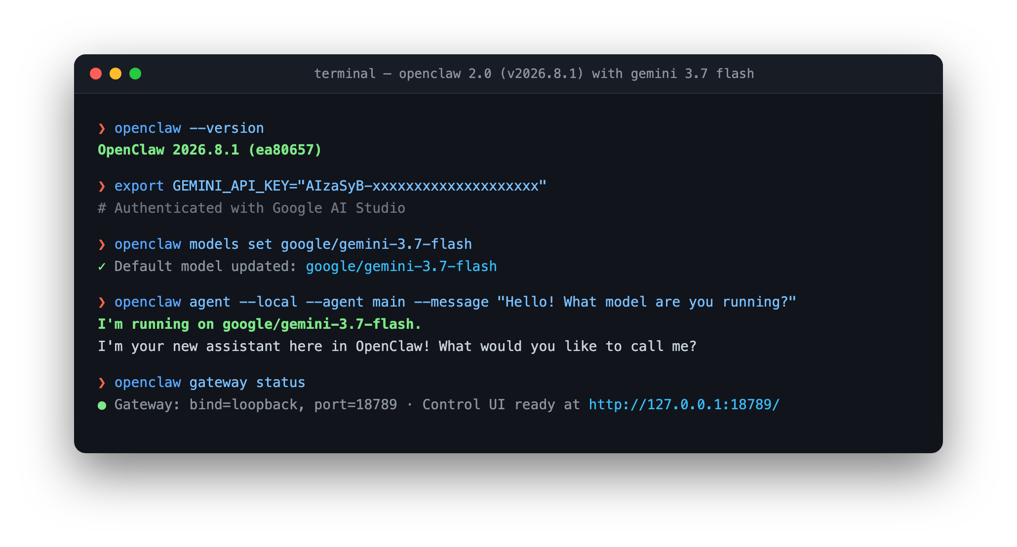 OpenClaw CLI Setup