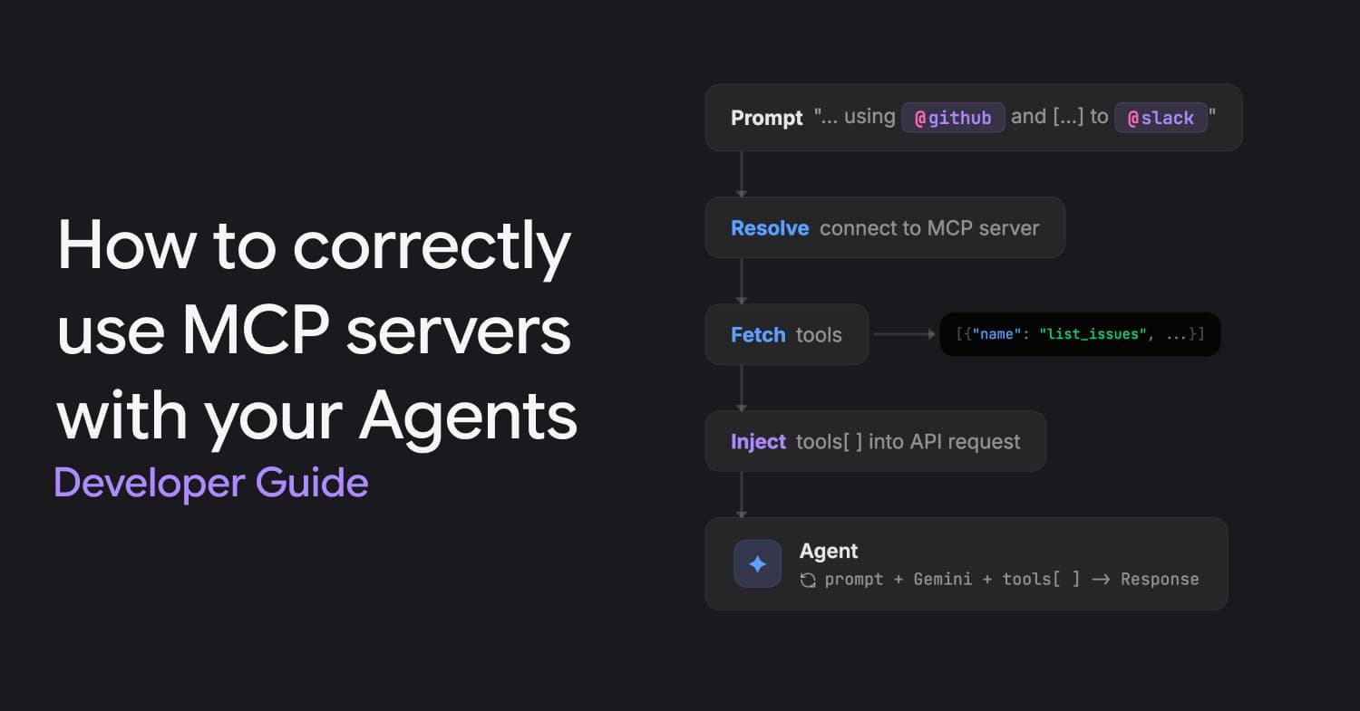 How to correctly use MCP servers with your AI Agents